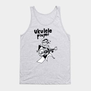 Ukulele Player (Female) by Pollux Tank Top